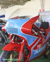 1983 Ducati TT1 Side: Left side of the 1983 750cc Ducati TT1.